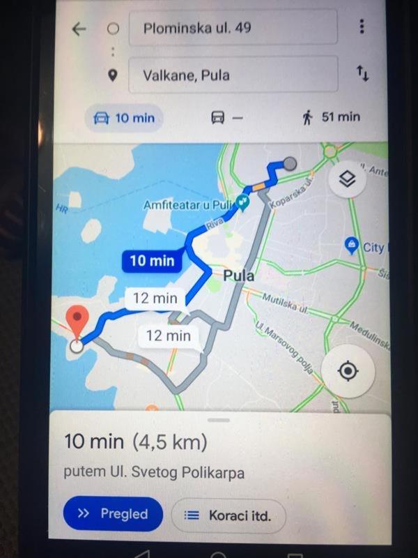 Studio Dama Blizina Amfiteatra I Bus Kolodvora ,Besplatan Privatni Parking,Self-Check- In Pula Exterior photo